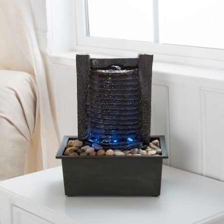 Nature Spring Nature Spring LED Tabletop Indoor Water Fountain 842763JZU